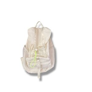Athleta White Ripstop Neon Accent Attached Pouch Multi Pocket Backpack Athleta Backpack Bags & Handbags for Women for sale | eBay main image 3
